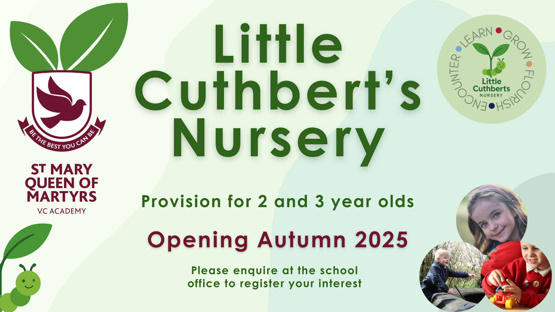 Little Cuthberts website or screen image SMQ